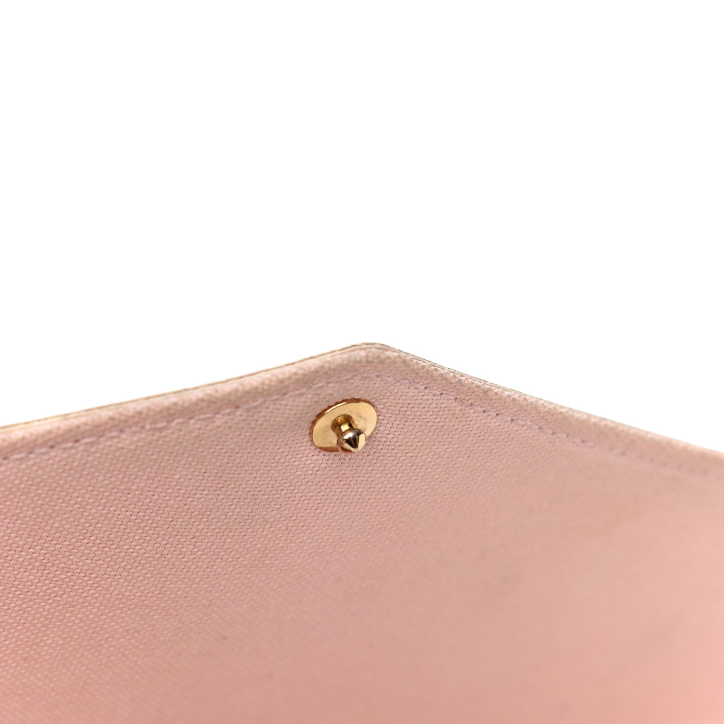 Damier Azur Pochette Felicie Chain Wallet Rose Ballerine