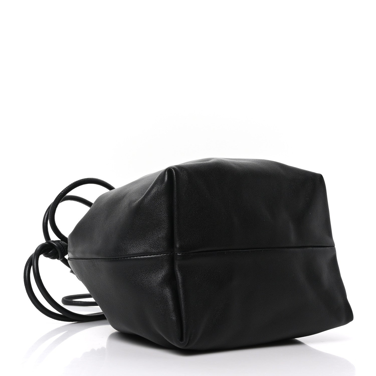 Valentino Garavani Nappa Vlogo Pouf Bucket Bag Black 4 of 9