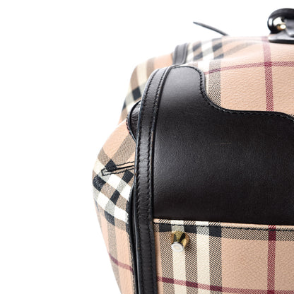 Burberry Haymarket Check Small Gladstone Chocolate 14 of 17