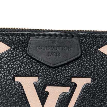 Louis Vuitton Empreinte Monogram Giant Multi Pochette Accessories Large Pochette Black Beige 7 of 10