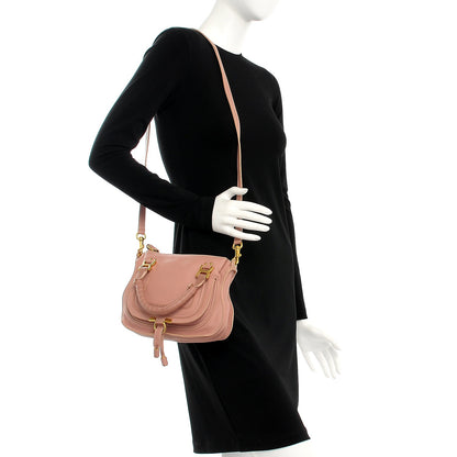 Chloe Calfskin Mini Marcie Satchel Anemone Pink 2 of 10