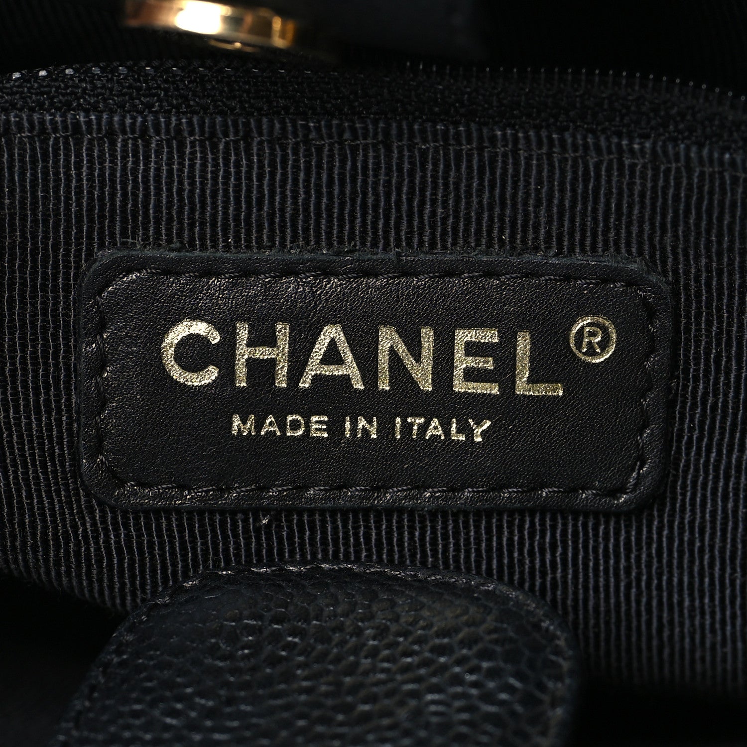Chanel Caviar Quilted Petit Shopping Tote PST Black 6 of 10