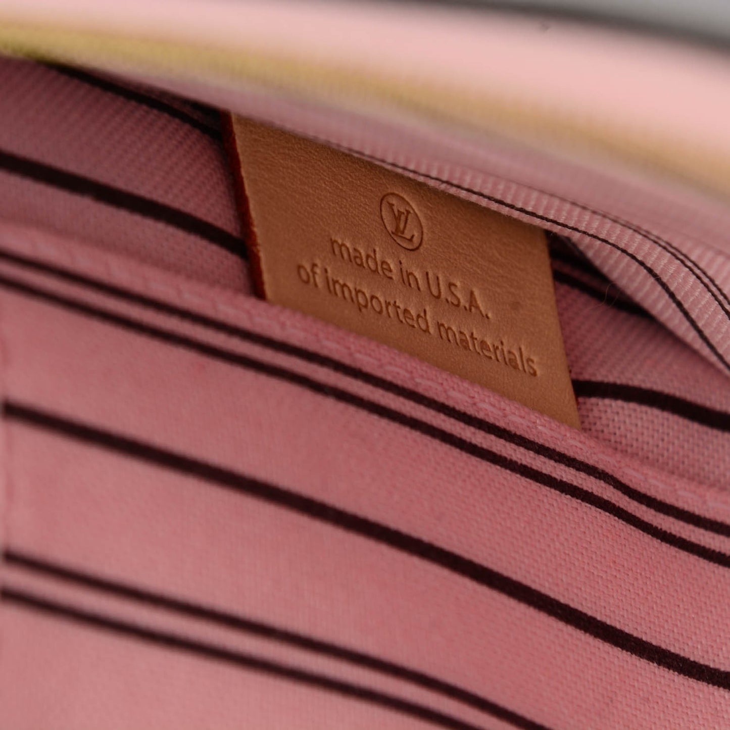 Monogram Neverfull MM GM Pochette Rose Ballerine