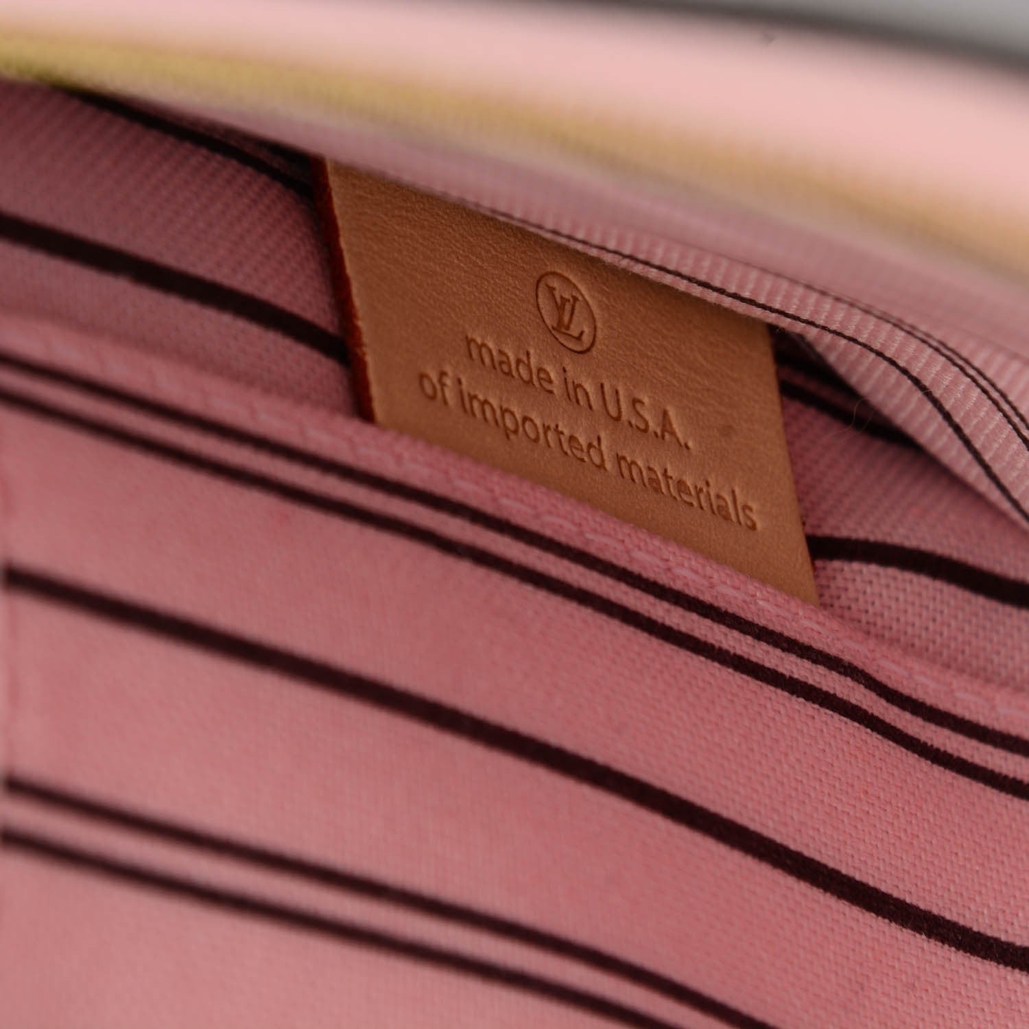 Louis Vuitton Monogram Neverfull MM GM Pochette Rose Ballerine 7 of 8