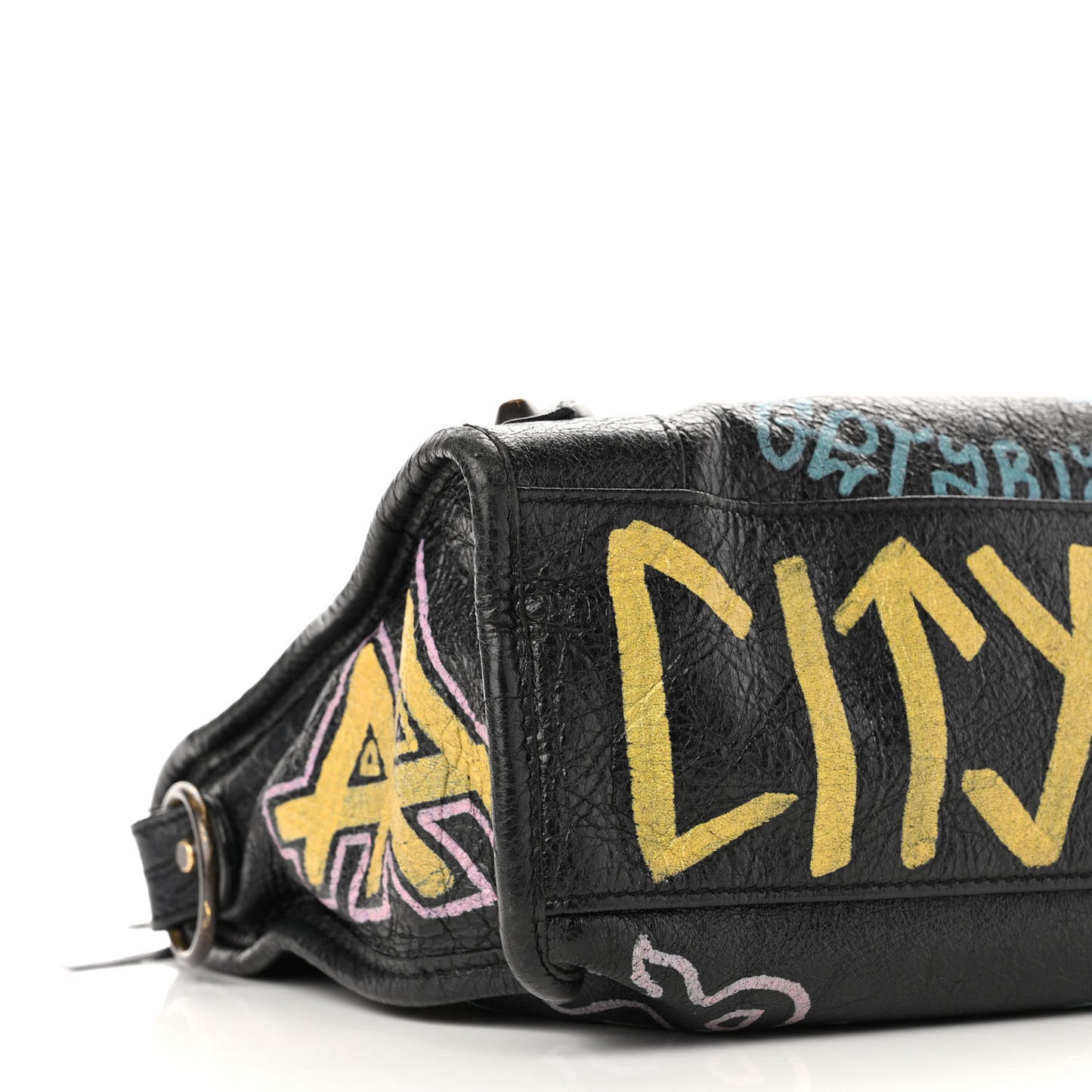 Agneau Graffiti All Over Classic Hardware S City Black Multicolor