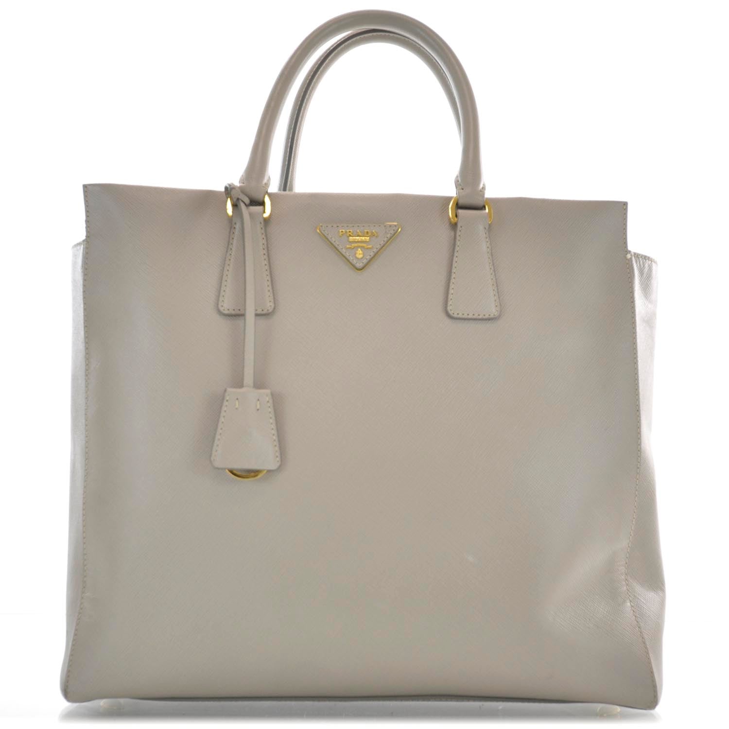 Prada Saffiano Lux Tote Pomice 1 of 9