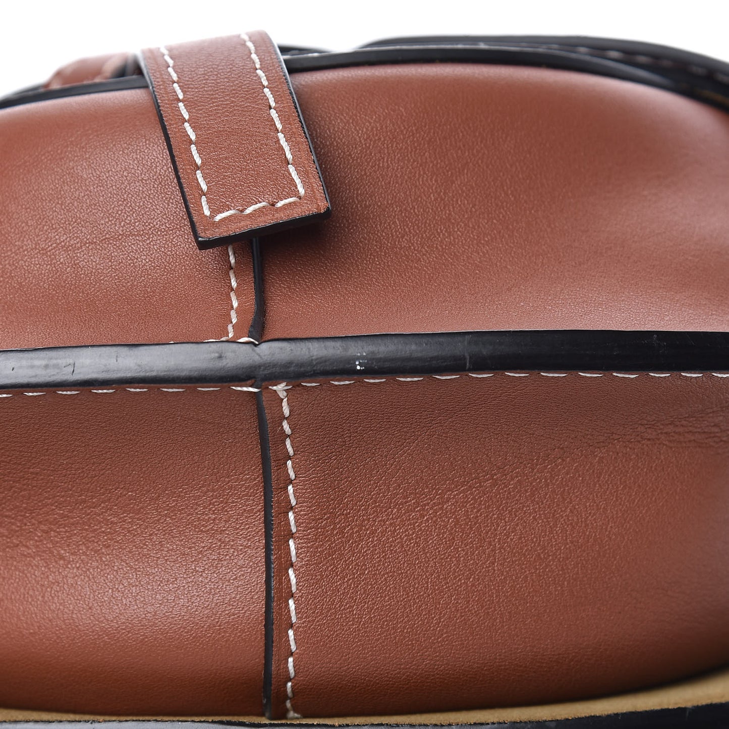 Calfskin Small Gate Crossbody Bag Rust