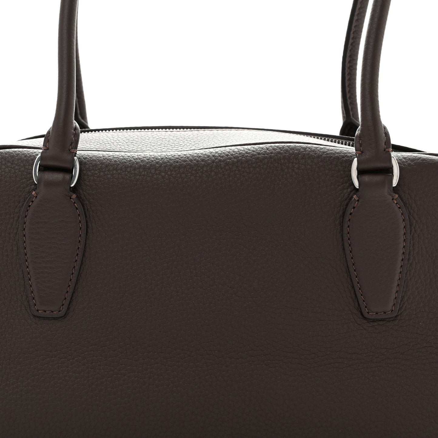 Grained Calfskin EW India Deep Brown