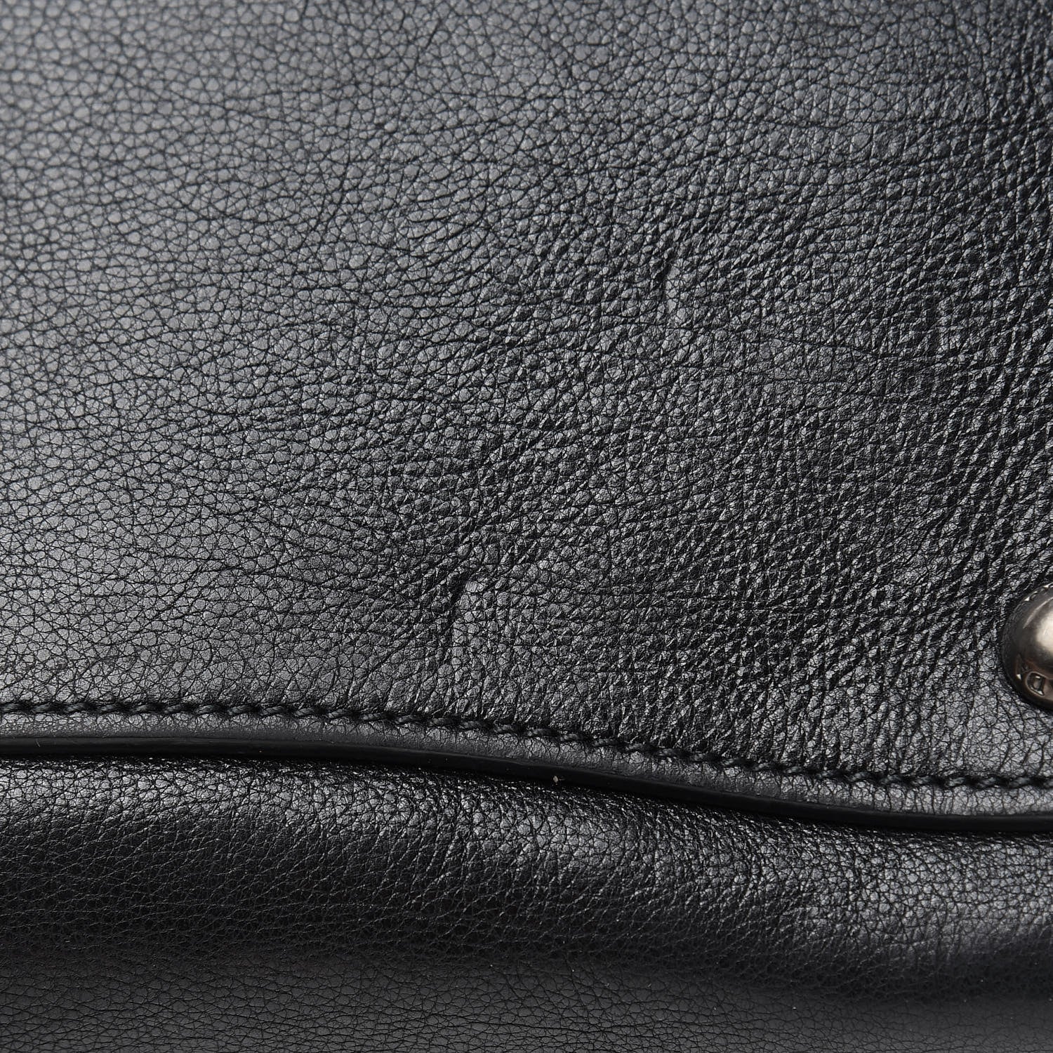 Prada Glace Calf Small Twin Pocket Tote Black 17 of 25