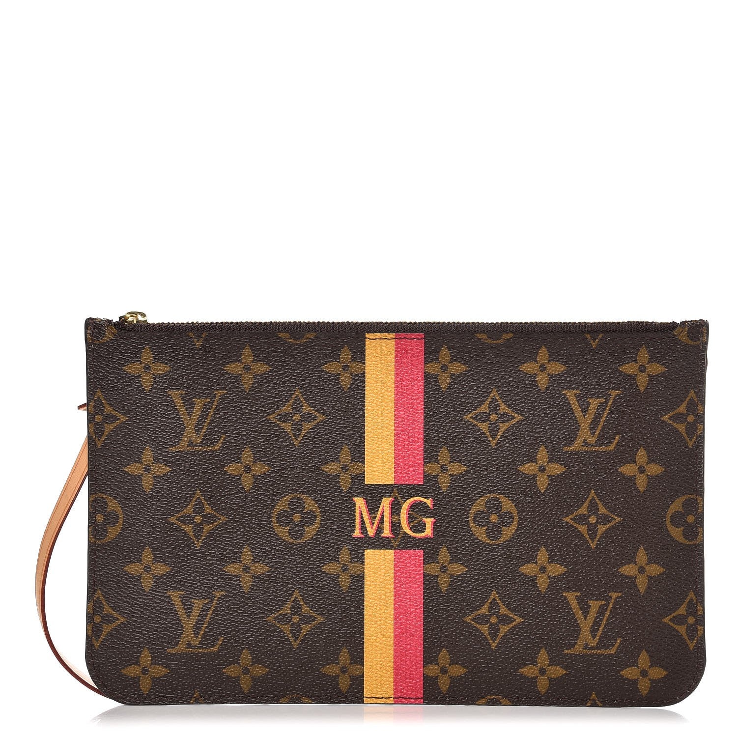 Louis Vuitton Monogram My LV Heritage Neverfull MM GM Pochette Yellow Fuchsia 1 of 6