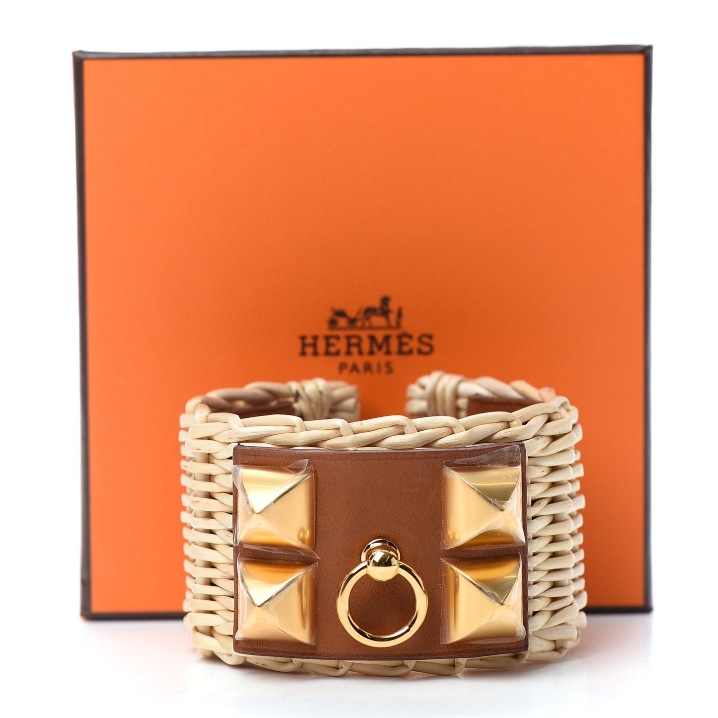 Barenia Osier Collier De Chien CDC Picnic Bracelet T3 Fawn