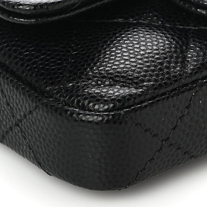 Chanel Caviar Quilted Mini Chain Belt Bag Black 10 of 12