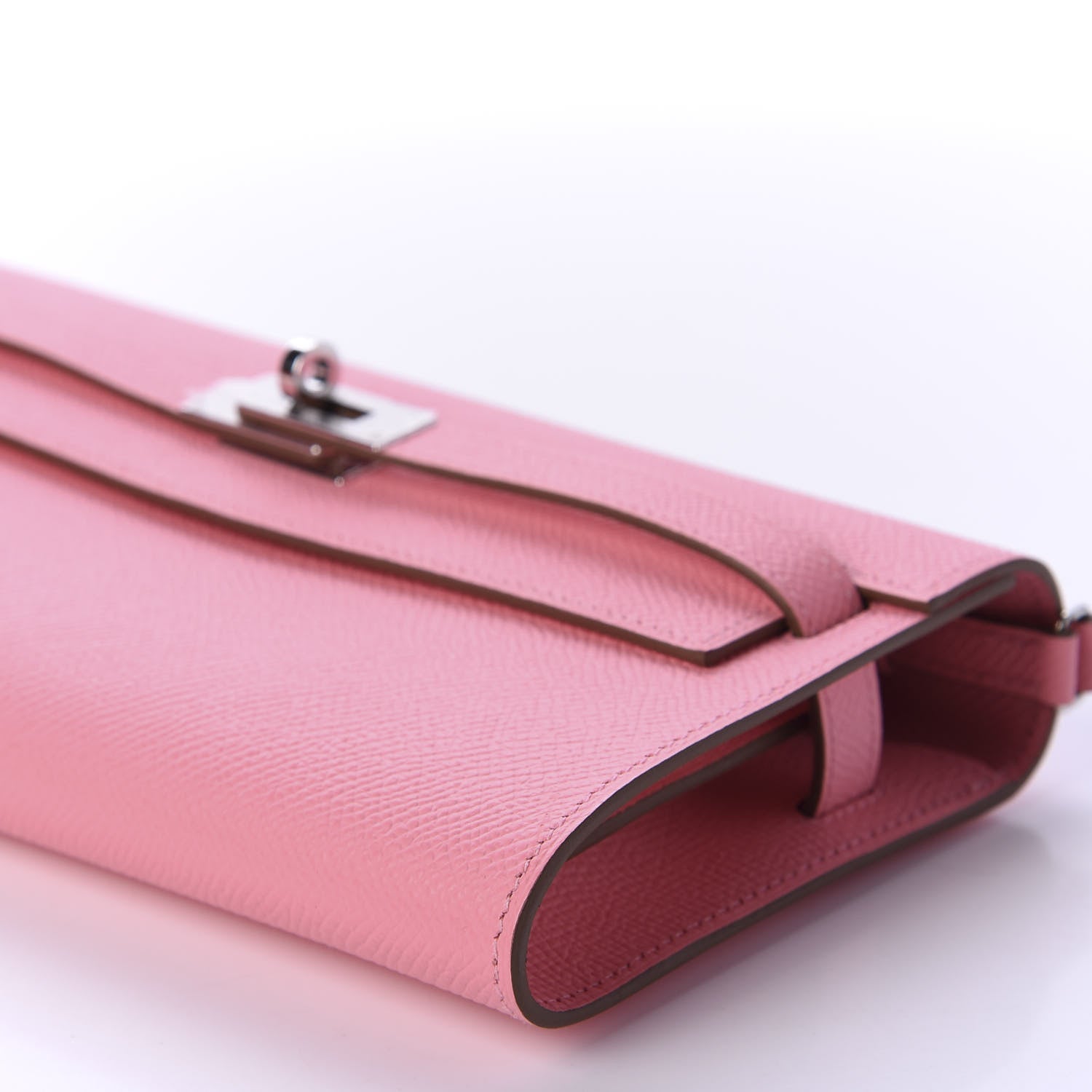 Hermes Epsom Kelly Wallet To Go Rose Confetti 7 of 10