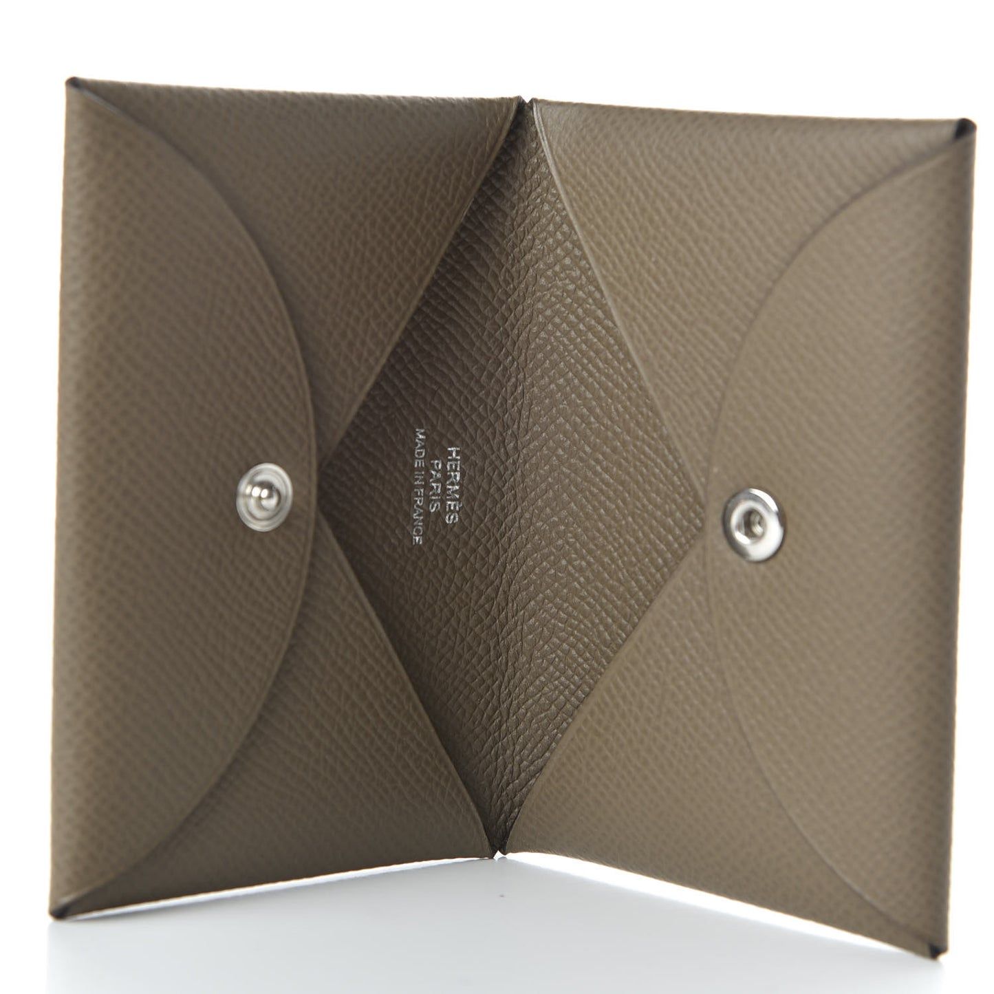 Epsom Calvi Card Case Etoupe