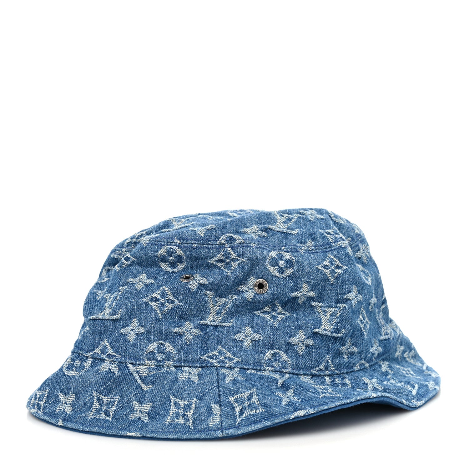 Louis Vuitton Monogram Denim Transformable Bob Bucket Hat 60 Blue 6 of 8