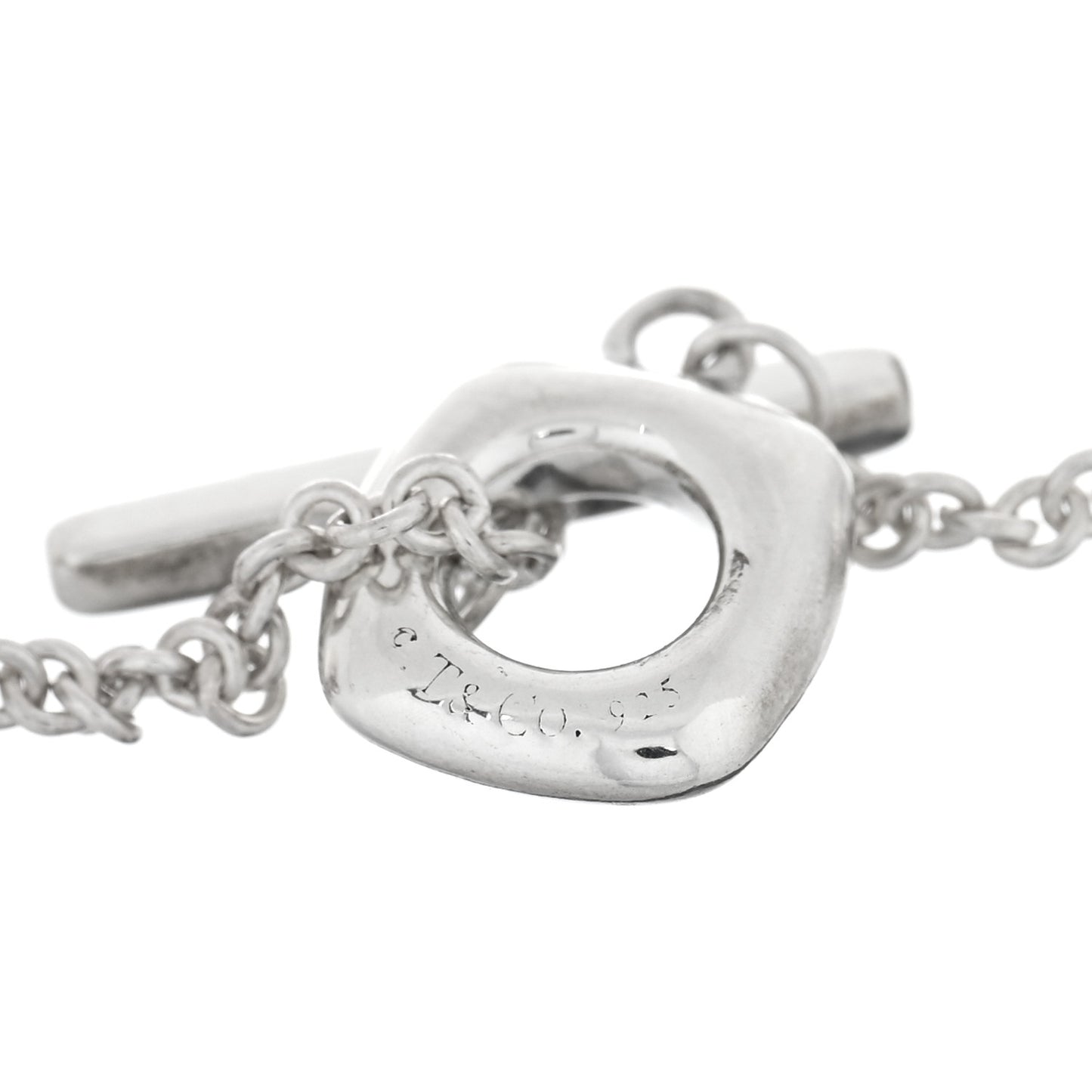 Sterling Silver Pearl Elsa Peretti Cushion Bracelet