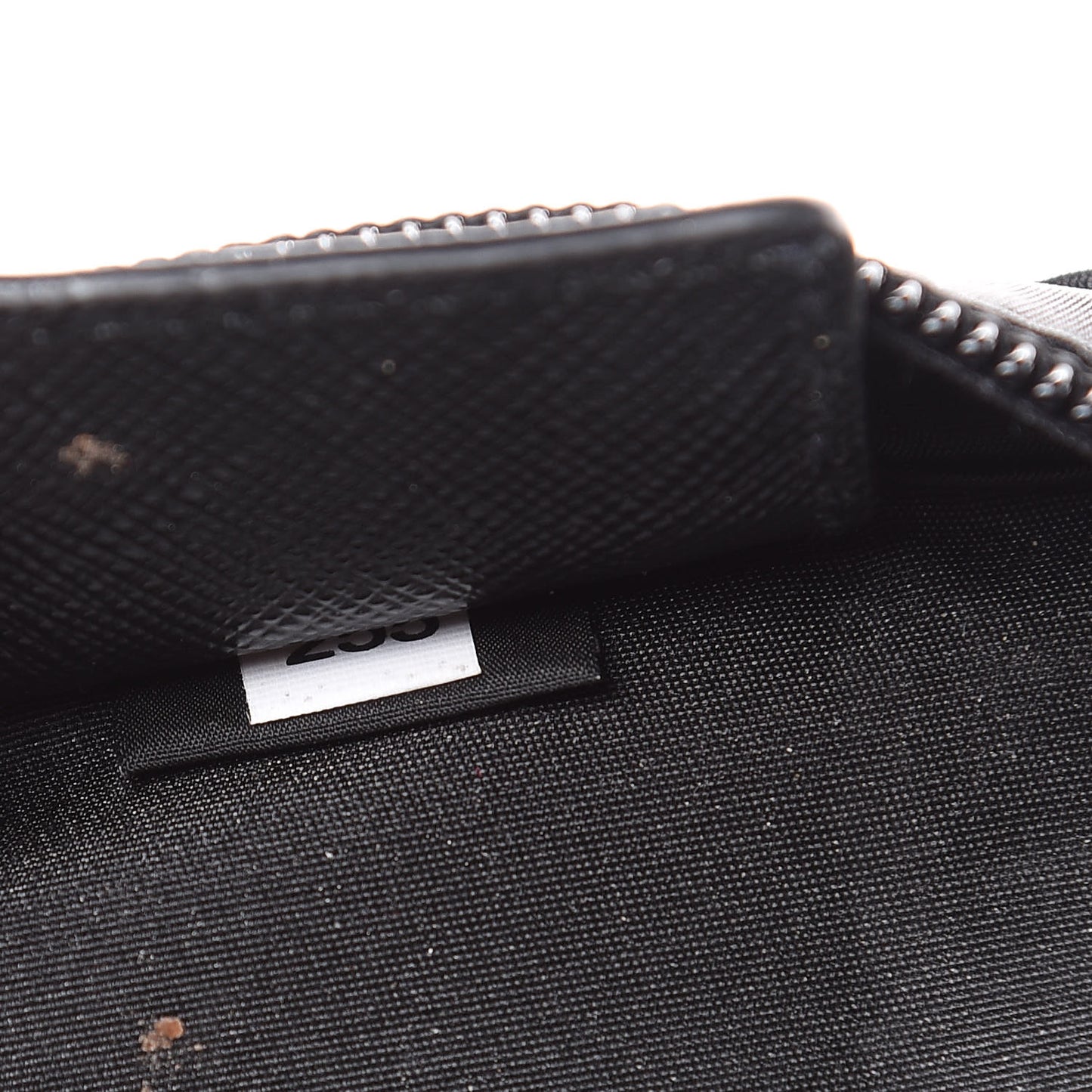 Nylon Saffiano Flat Messenger Bag Black
