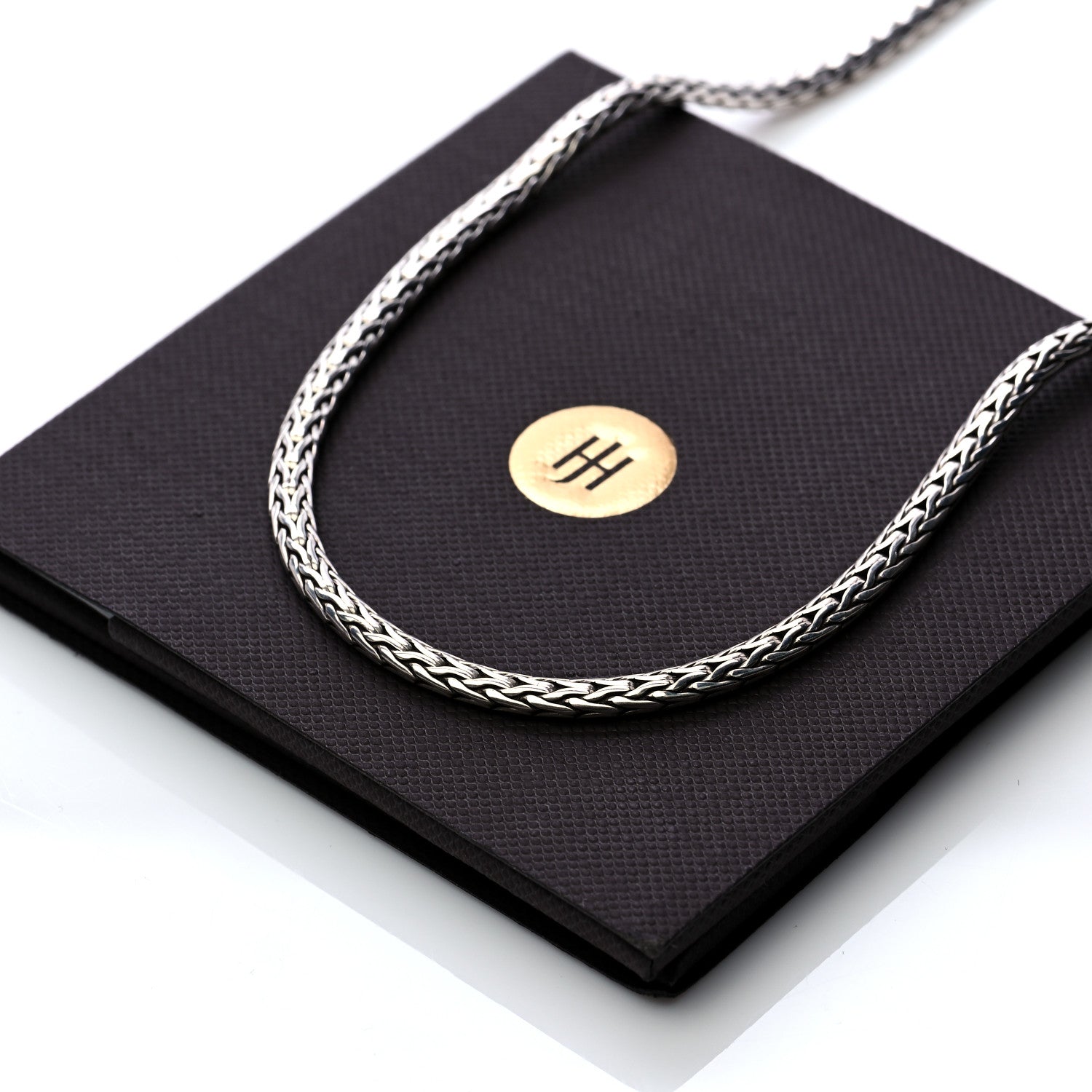 John Hardy Sterling Silver 3.5mm Classic Chain Necklace 36" 6 of 6