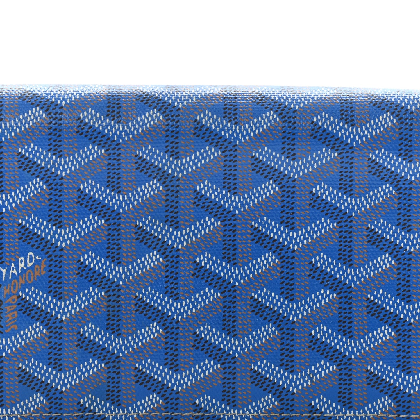 Goyardine Richelieu Wallet Sky Blue