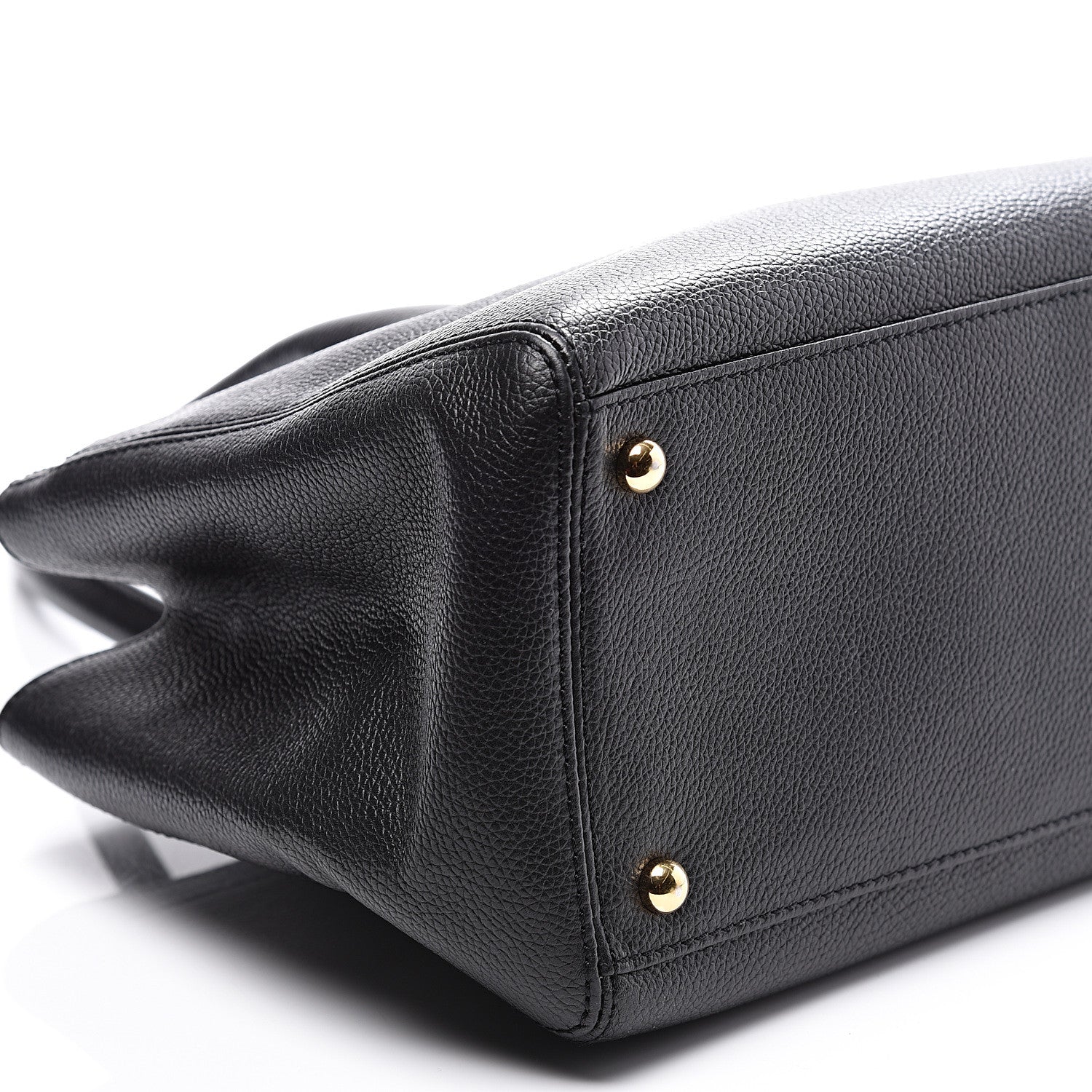 Chanel Calfskin Small Cerf Executive Shopper Tote Black 7 of 9