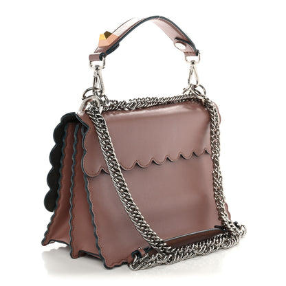 Fendi Vitello Liberty Scalloped Studded Kan I Shoulder Bag English Rose 3 of 11