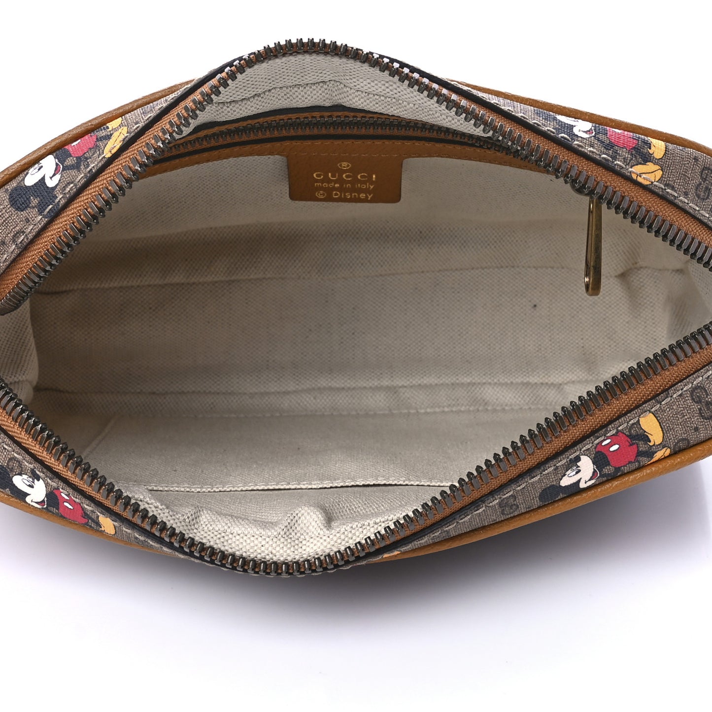 X DISNEY Mini Vintage GG Supreme Monogram Mickey Mouse Small Belt Bag 85 34 Beige Vintage Sun Oil