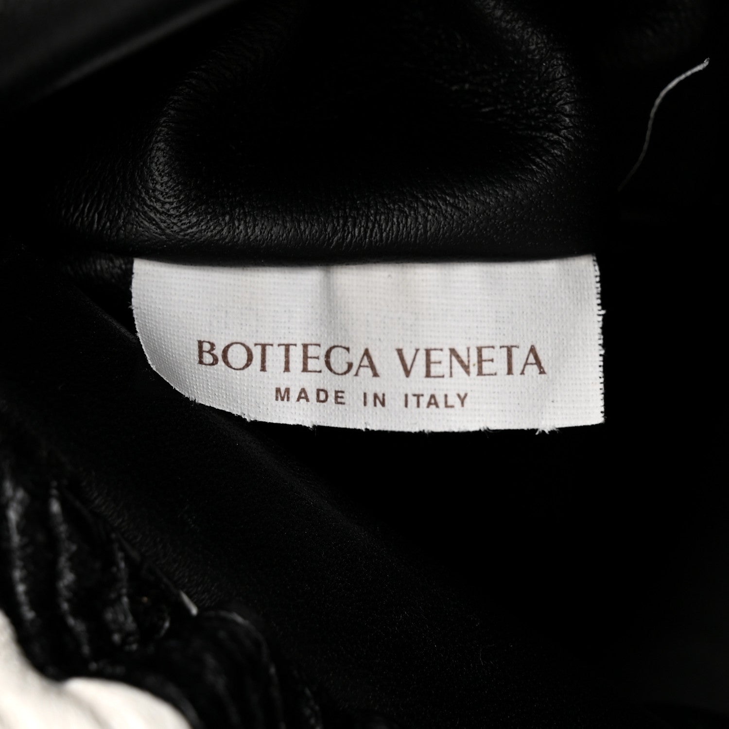 Bottega Veneta Nappa Zebra Print The Pouch Chain White Black 6 of 10