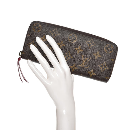 Louis Vuitton Monogram Clemence Wallet Fuchsia 2 of 8