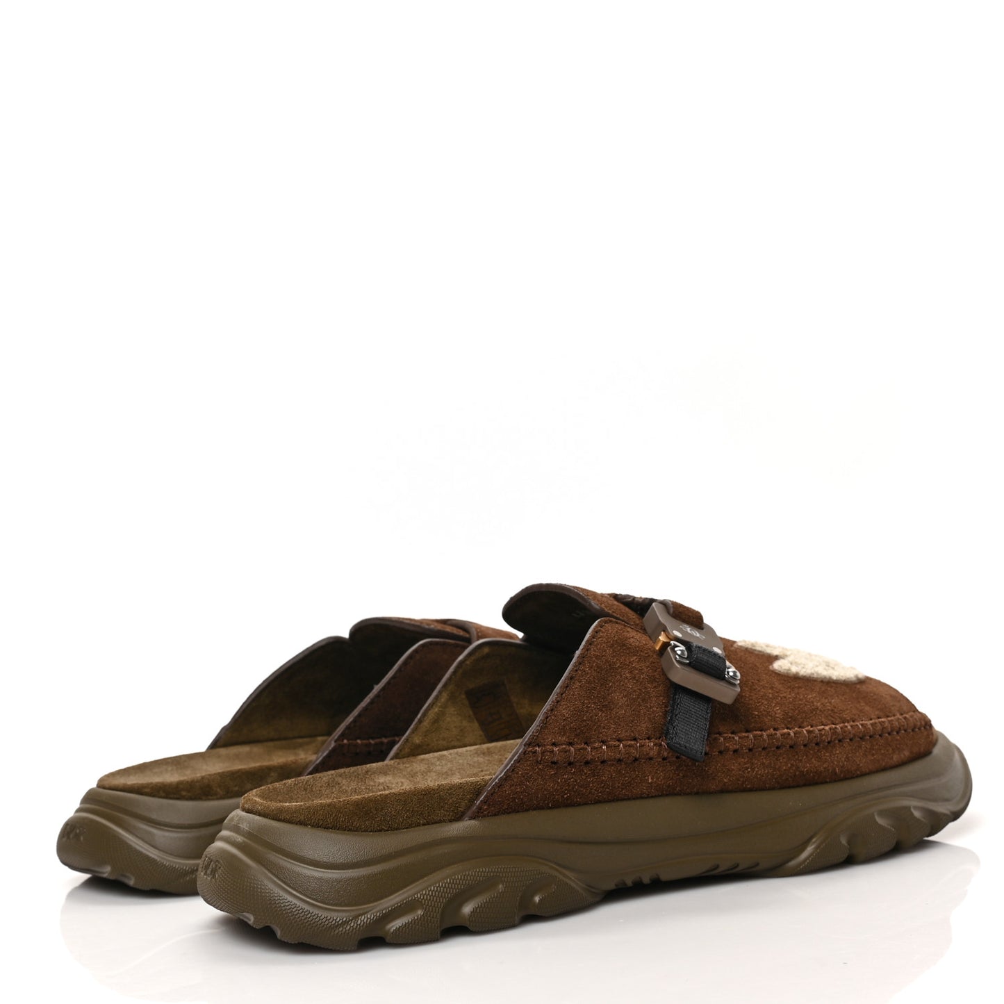 X CACTUS JACK Suede Calfskin Mens Sandals 44 Brown