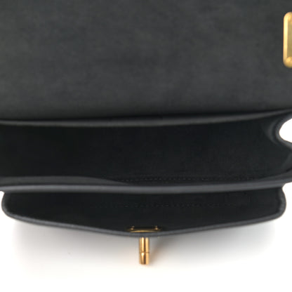 Louis Vuitton Grained Calfskin Lockme Chain Bag Black 5 of 10