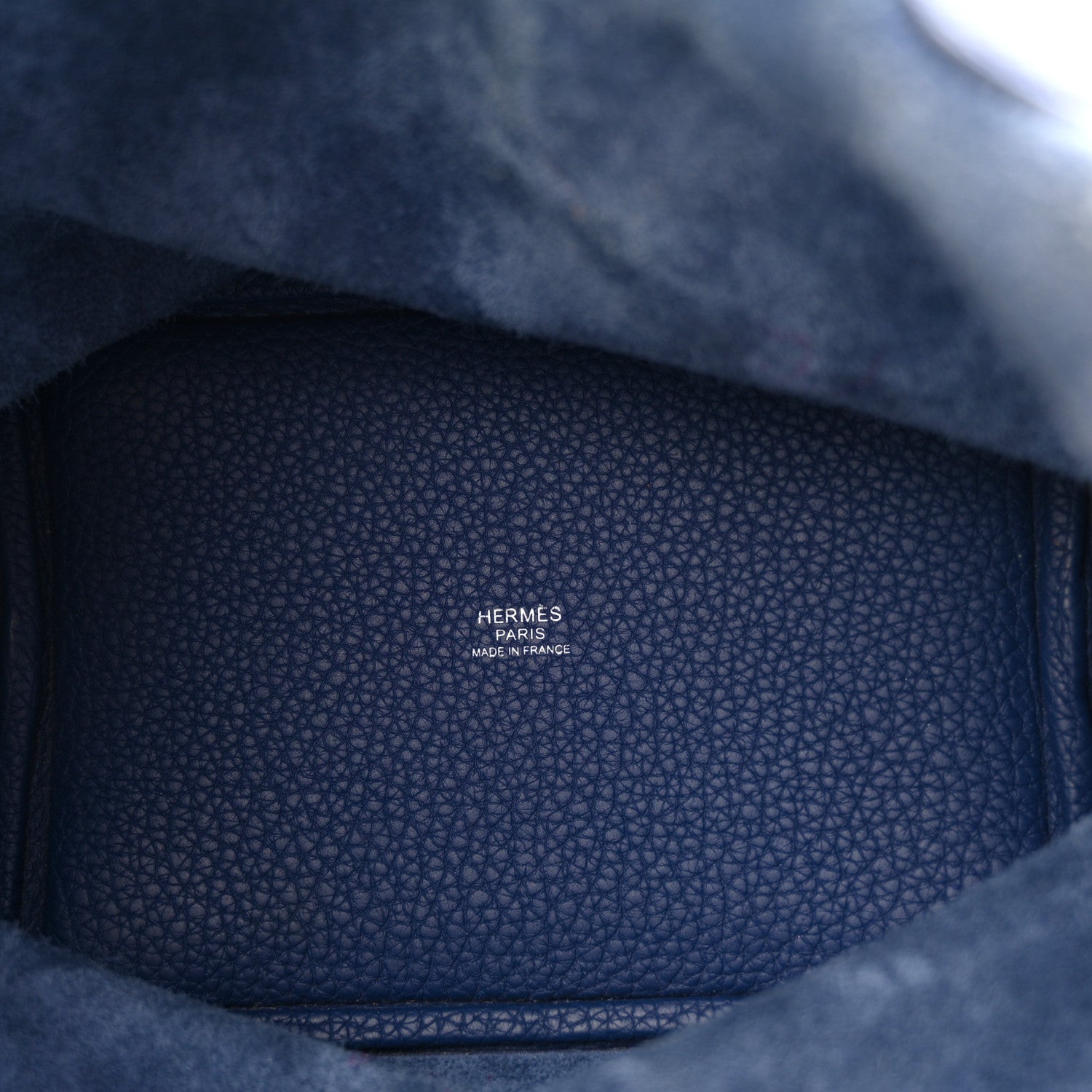 Hermes Taurillon Clemence Picotin Lock 18 PM Bleu Saphir 5 of 11