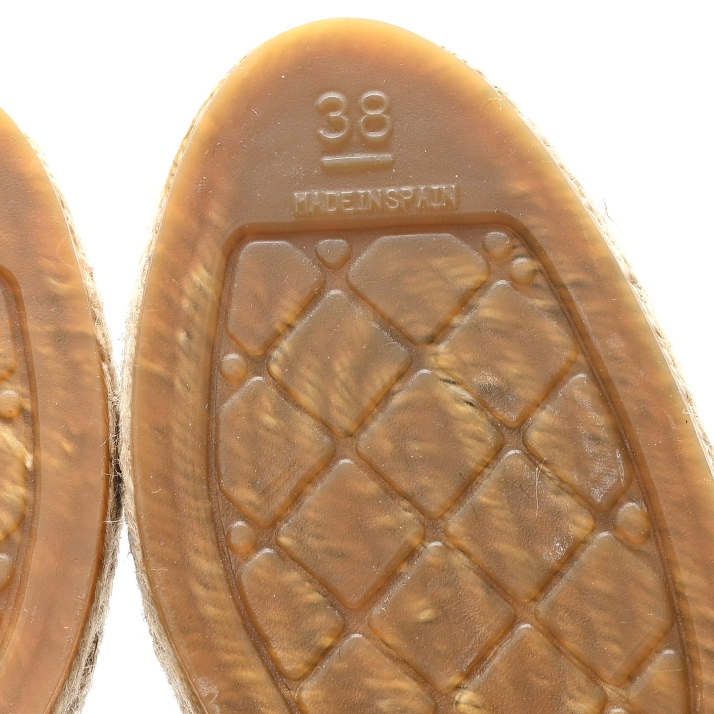 Lambskin CC Espadrilles 38 Black