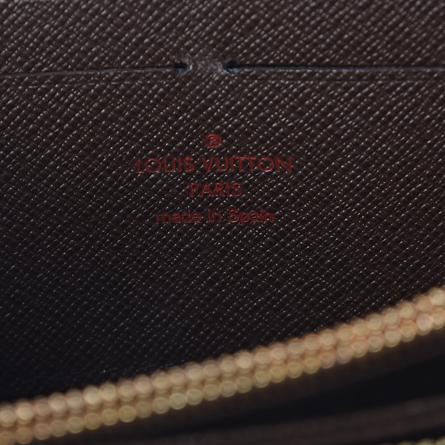 Damier Ebene Zippy Wallet