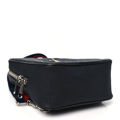 Gucci GG Supreme Monogram Web Belt Bag Black Grey 4 of 10