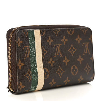 Louis Vuitton Monogram Groom Zippy Organizer Wallet Green 3 of 20
