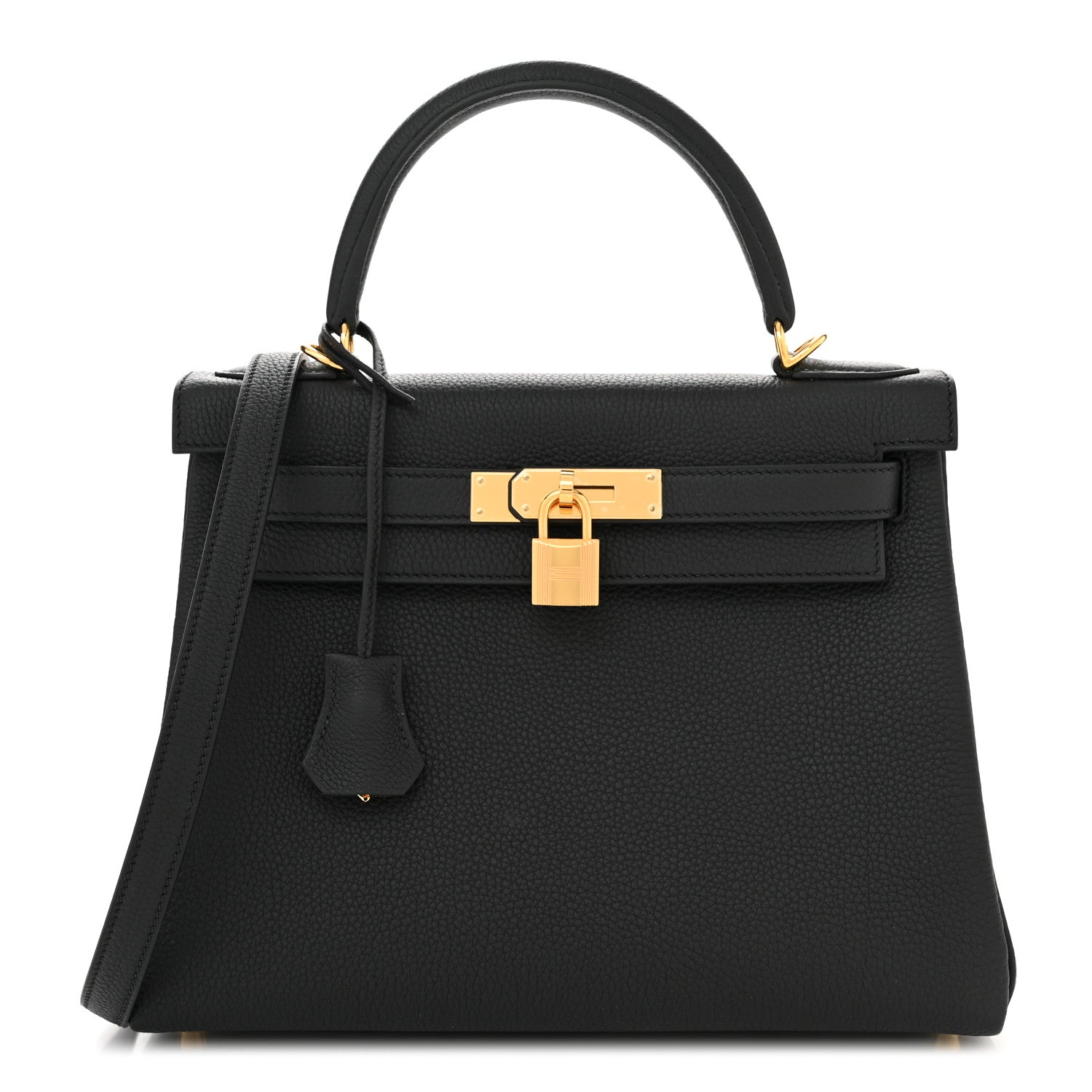Hermes Togo Kelly Retourne 28 Black 1 of 12