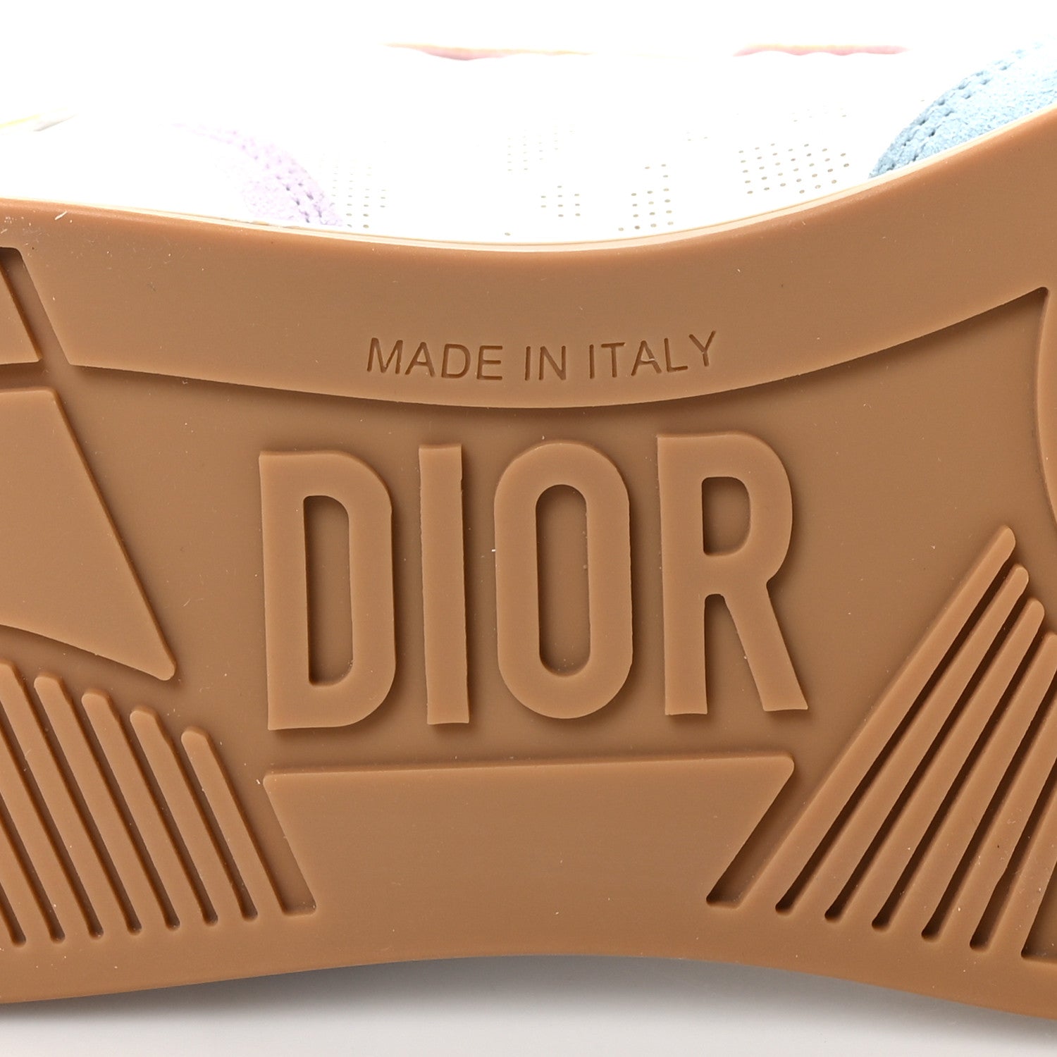 Christian Dior Calfskin Oblique Laser Perforated Dior One Low