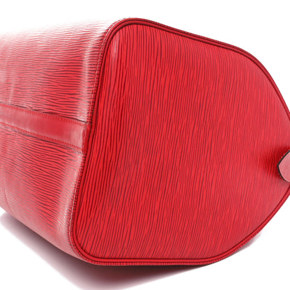 Louis Vuitton Epi Speedy 30 Castillan Red 10 of 11