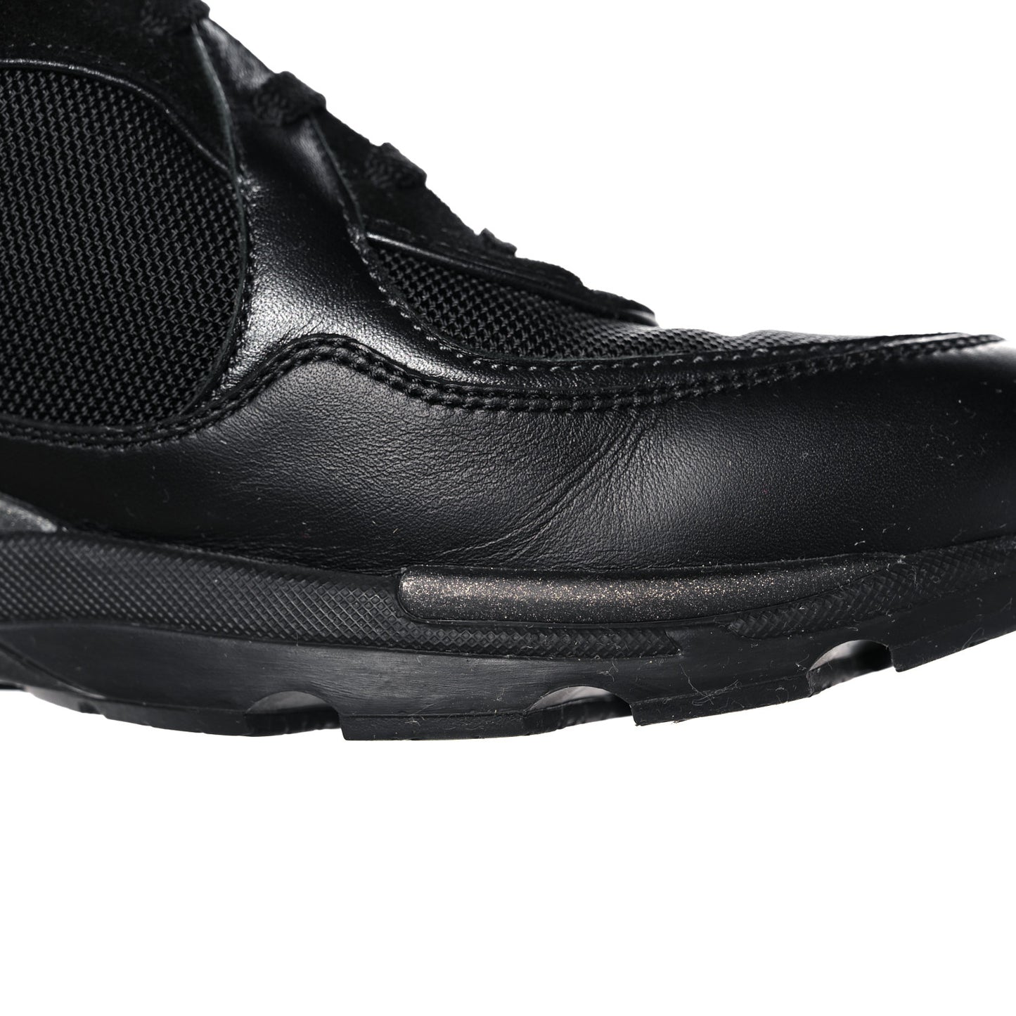 Toile Suede Calfskin CC Sneakers 39 Black