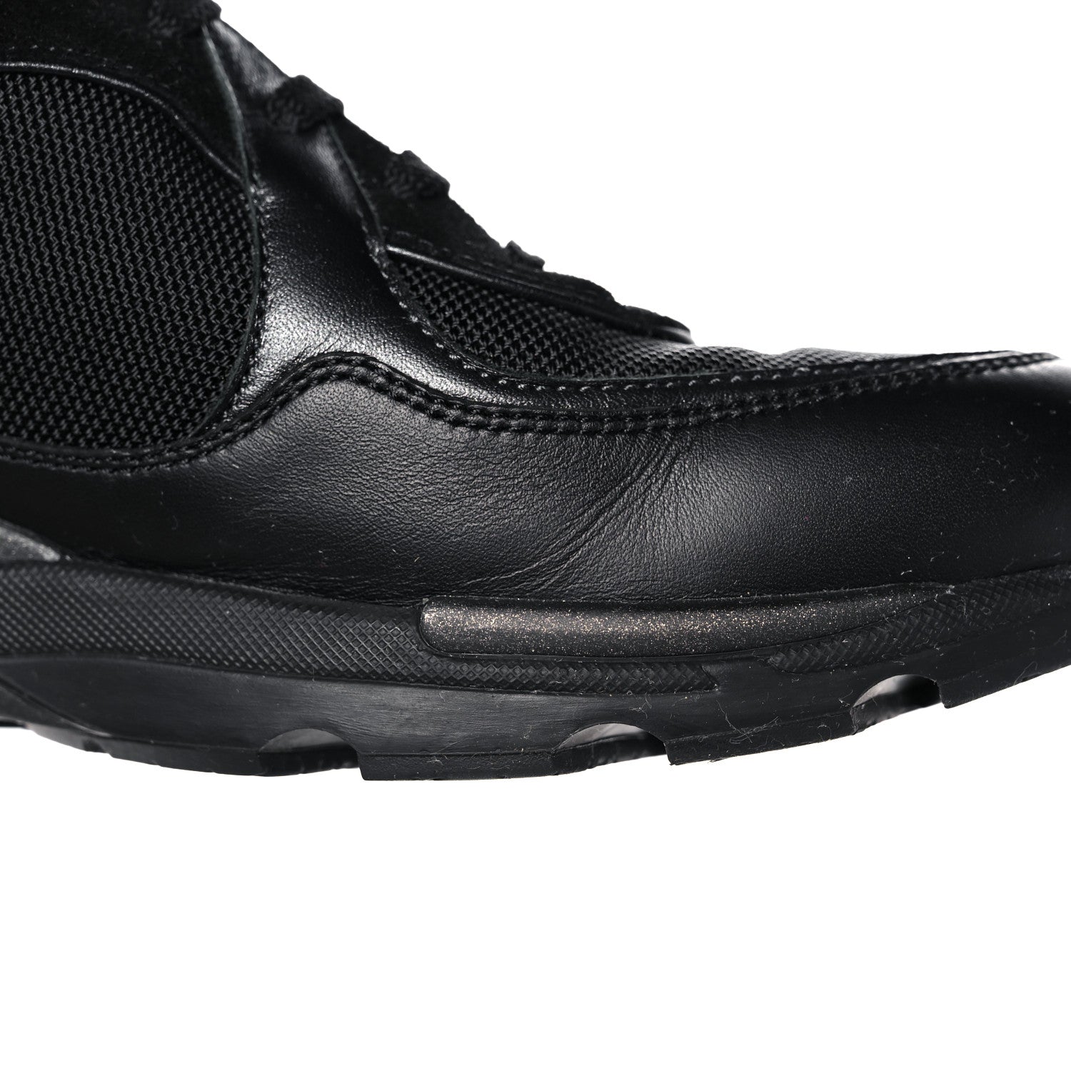 Chanel Toile Suede Calfskin CC Sneakers 39 Black 9 of 9
