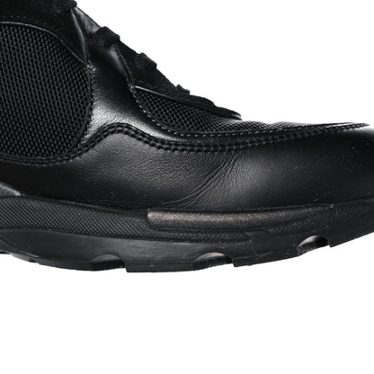 Chanel Toile Suede Calfskin CC Sneakers 39 Black 9 of 9