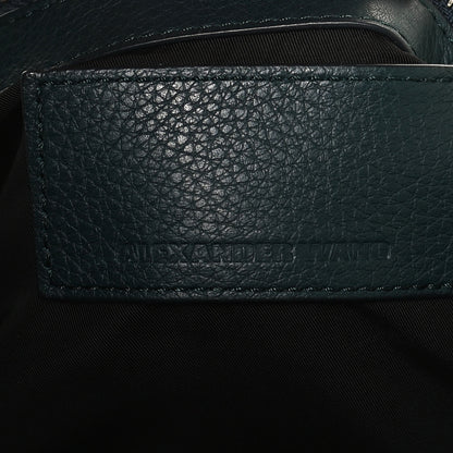 Alexander Wang Pebbled Lambskin Rocco Dark Argon Pale Gold Hardware 6 of 9