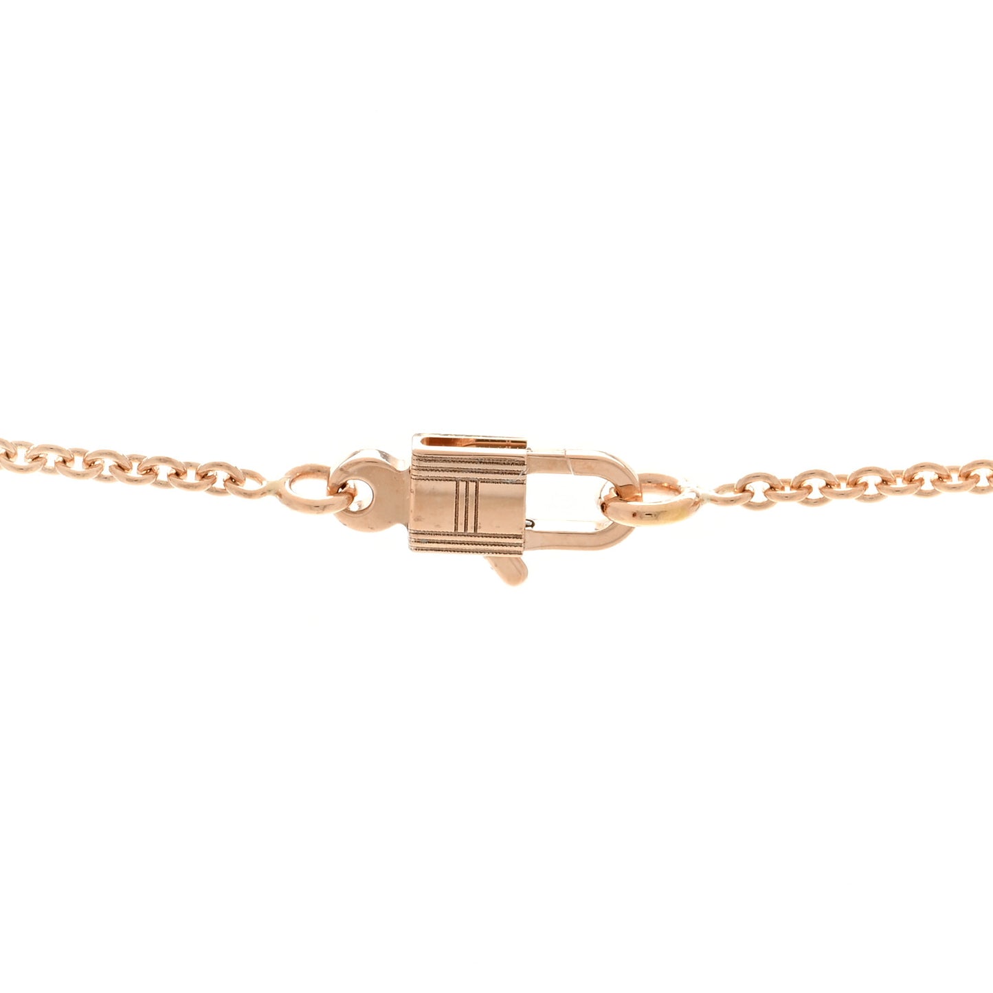 18K Rose Gold Pink Sapphire Kelly Amulettes Pendant Necklace