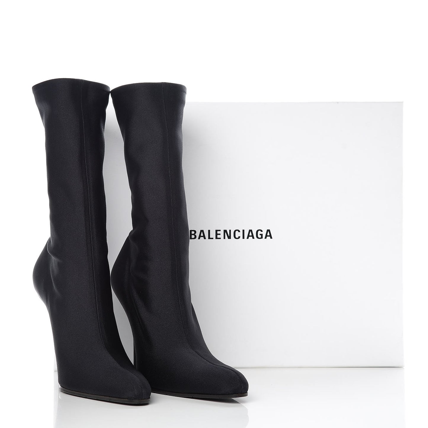 Fabric 110mm Booties 37.5 Black
