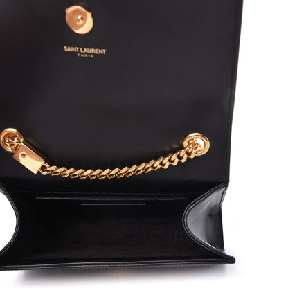 Saint Laurent Calfskin Small Classic Monogram Kate Tassel Satchel Black 5 of 10