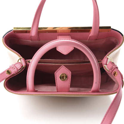 Fendi Vitello Elite Monster Petite 2Jours Tote Cuoio Lollypop Multicolor 5 of 11