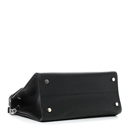 Christian Dior Grained Calfskin Medium Diorever Flap Black 3 of 8