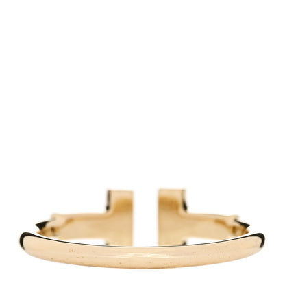 Tiffany 18K Yellow Gold Diamond T Wire Ring 49 4.75 3 of 4