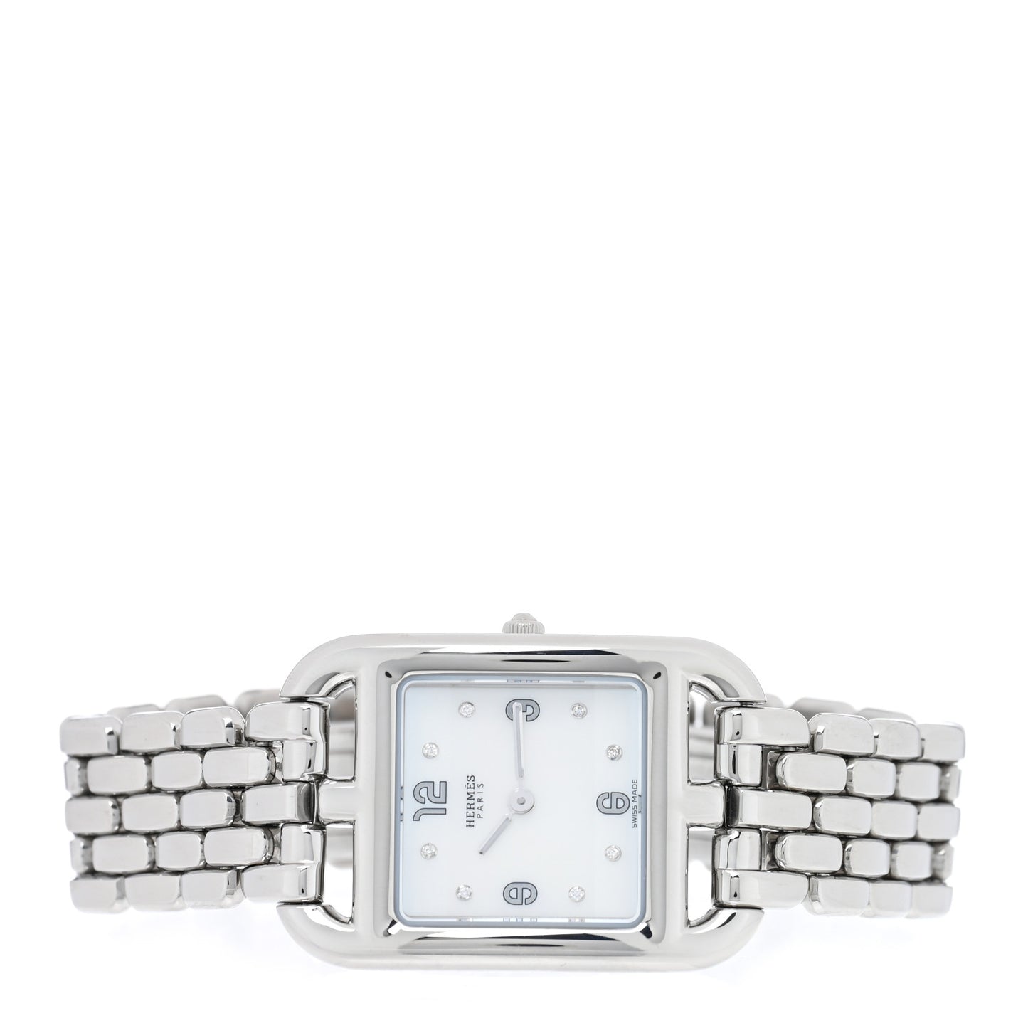 Stainless Steel Diamond Mother of Pearl 23mm Cape Cod Quartz Watch