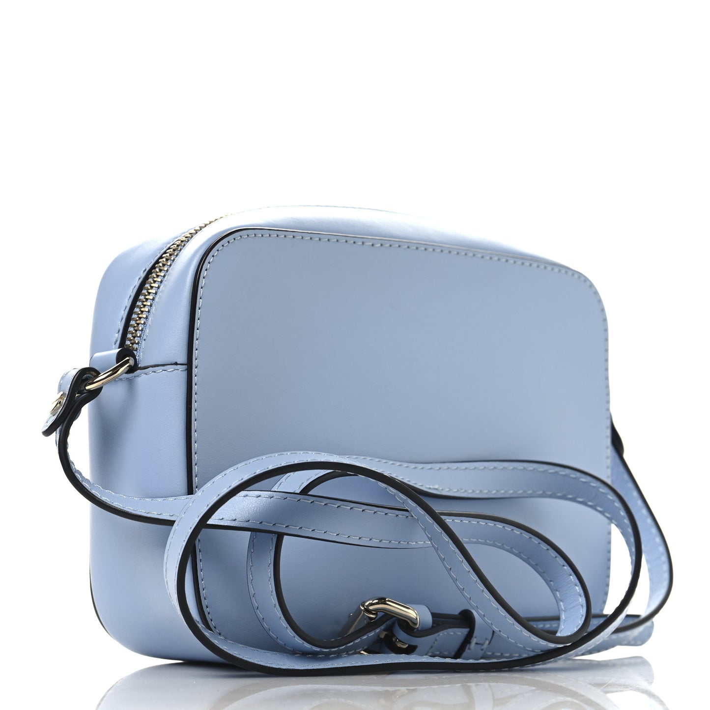 Calfskin Palazzo Medusa Camera Bag Blue